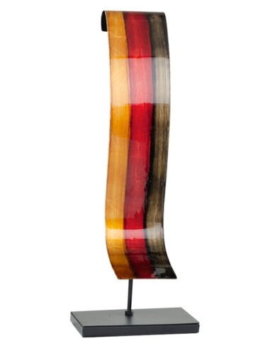Trophée Métal émaillé hauteur 41cm. Trophée Design "SIMBAD" : Matière du Trophée : Métal émaillé - Base : Métal noir - Finition : Multi-couleurs
