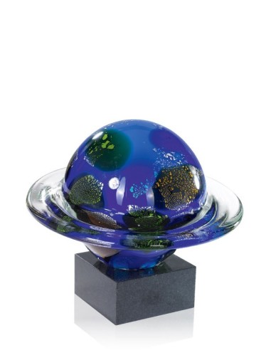Trophée Verre hauteur 21 x 21cm. Trophée Design "PYRITE" : Matière du trophée : Patte de verre - Finition : Multi-couleurs