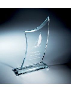 Trophée en Verre | Élégance et Distinction | TV5005B