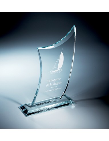 Trophée en Verre | Élégance et Distinction | TV5005C