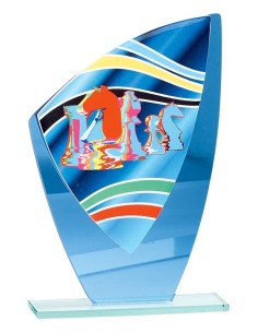 Trophée en Verre | Élégance et Distinction | FSP-66218-2