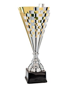 Coupe argent/or 100% metal | Récompense de Qualité | FSP-740-2