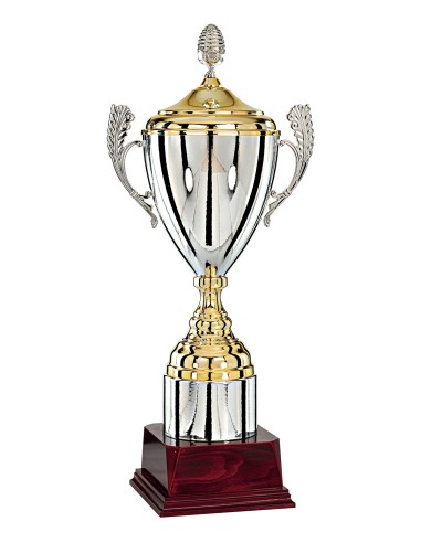 Coupe argent/or 100% metal | Récompense de Qualité | FSP-774-2