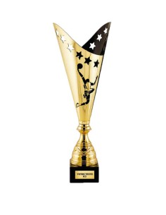 Coupe or/noir(e) basket-ball | Récompense de Qualité | CP5322