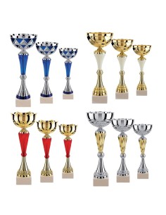 Lot de 12 coupes 2025 hauteur moyenne 34,6 cm | Récompense de Qualité !