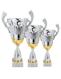 Lot de 3 coupes 2025 hauteur moyenne 36.6 cm | Récompense de Qualité !