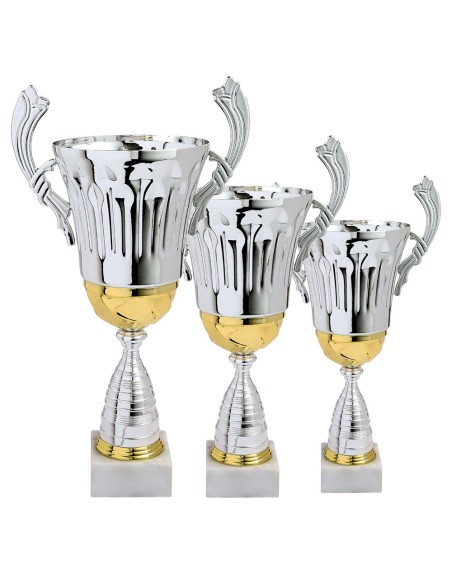 Lot de 3 coupes 2025 hauteur moyenne 36.6 cm | Récompense de Qualité !