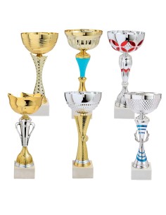 Lot de 6 coupes 2025 hauteur moyenne 36.60 cm | Récompense de Qualité !