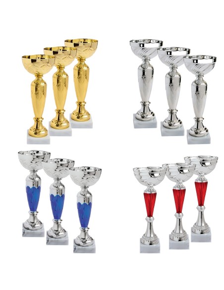 Lot de 12 coupes 2025 hauteur moyenne 21.30 cm | Récompense de Qualité !