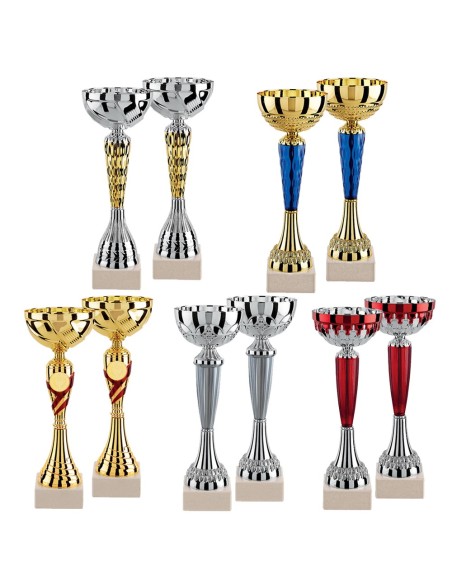 Lot de 10 coupes 2025 hauteur moyenne 28 cm | Récompense de Qualité !