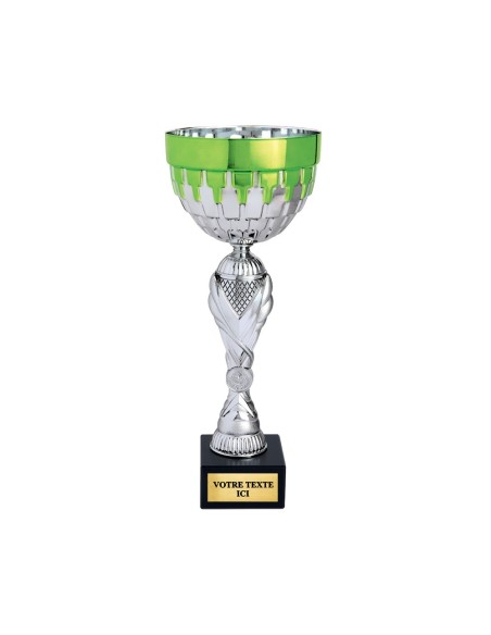 Coupe argent/vert(e) | Récompense de Qualité | CP5358B