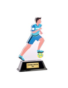 Trophée acrylique personnalisable football | Récompense de Qualité | PN106