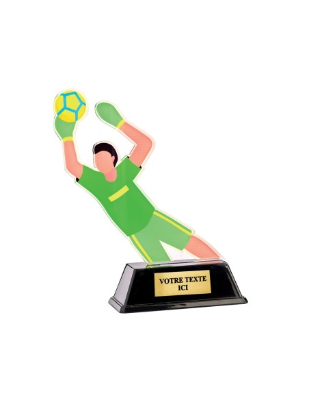 Trophée acrylique personnalisable gardien | Récompense de Qualité | PN108