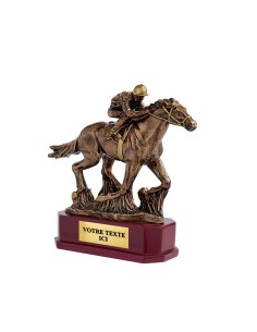 Trophée résine discipline bronze équitation | Récompense de Qualité !