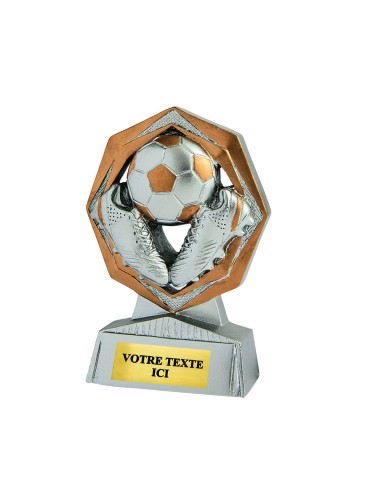 Trophée résine discipline éco argent/or football | Récompense de Qualité...