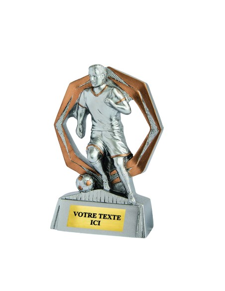 Trophée résine discipline éco argent/or football | Récompense de Qualité...