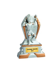 Trophées résine discipline éco argent/or tennis | Récompense de Qualité !