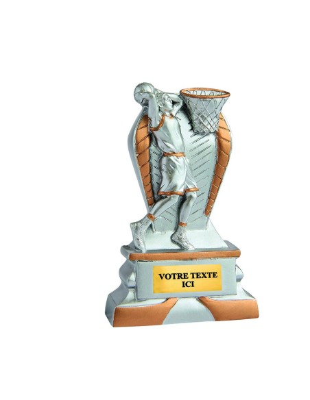 Trophées résine discipline éco argent/or basket-ball | Récompense de...