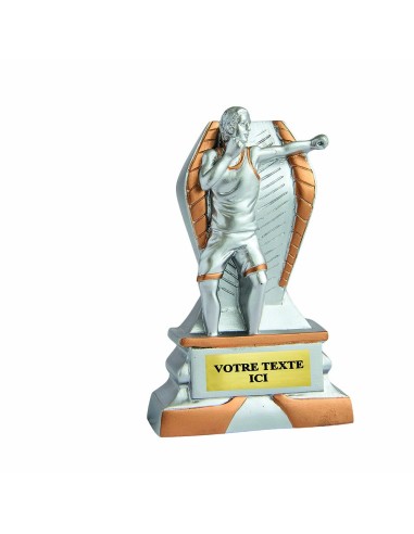 Trophée résine discipline éco argent/or boxe | Récompense de Qualité !