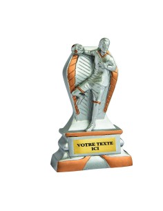 Trophée résine discipline éco argent/or handball | Récompense de Qualité...