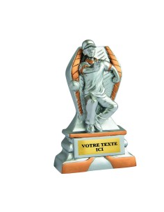 Trophée résine discipline éco argent/or pétanque | Récompense de Qualité...