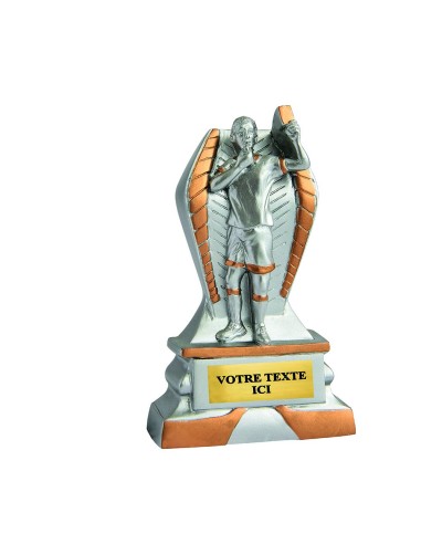 Trophée résine discipline éco argent/or arbitre | Récompense de Qualité !