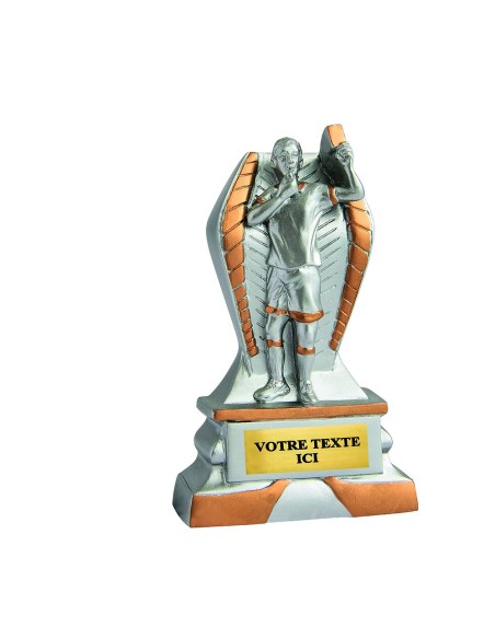 Trophée résine discipline éco argent/or arbitre | Récompense de Qualité !