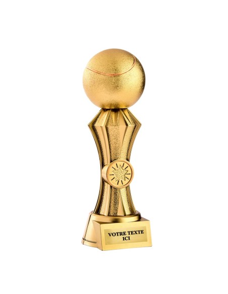 Trophée résine discipline or tennis | Récompense de Qualité | RS5147