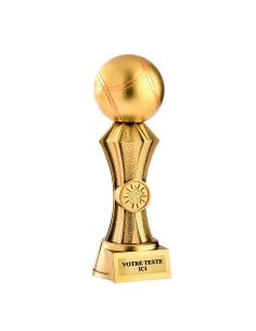 Trophée résine discipline or pétanque | Récompense de Qualité | RS5149
