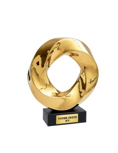 Trophée céramique or | Récompense de Qualité | TC5110