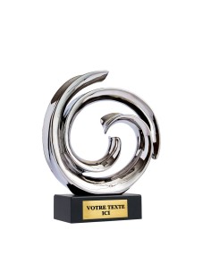 Trophée céramique argent | Récompense de Qualité | TC5111