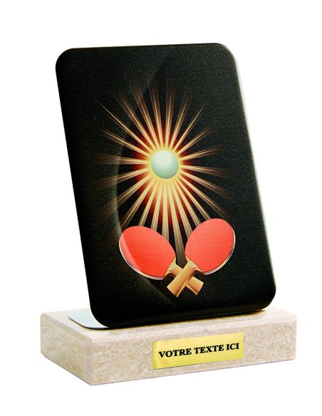 Petit trophée métal tennis de table | Récompense de Qualité | TM4844-33
