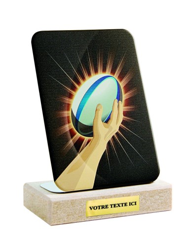 Petit trophée métal rugby | Récompense de Qualité | TM4844-34