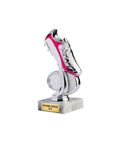 Petit trophée monté argent/fushia | Récompense de Qualité | TP5382