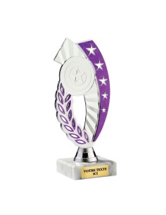 Petit trophée monté or/violet(e) | Récompense de Qualité | TP5387B