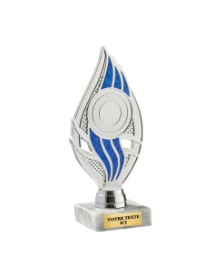 Petit trophée monté argent/bleu(e) | Récompense de Qualité | TP5390
