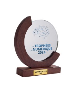 Trophée en Verre | Élégance et Distinction | TV5096B