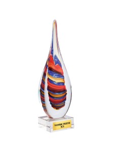 Trophée en Verre | Élégance et Distinction | TV5153
