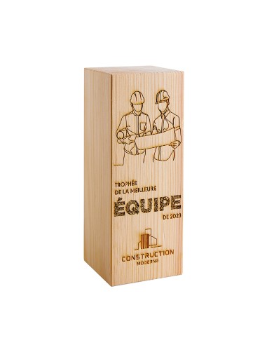 Trophée bois H180cm TB5090B | Trophée Sportif