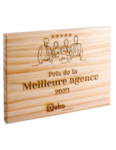 Trophée bois H260cm TB5091A | Trophée Sportif