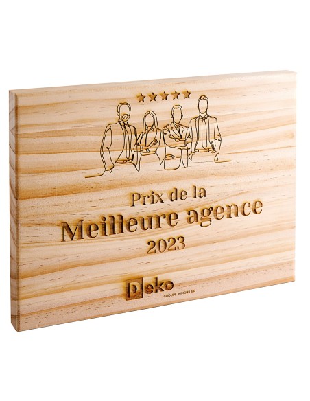 Trophée bois H260cm TB5091A | Trophée Sportif