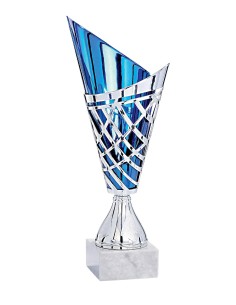 Coupe ABS - 29 cm - Argent avec intérieur Bleu - Réf FSP-1022