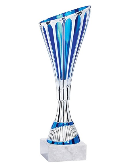 Coupes ABS - 29 cm - Argent / Bleu - Réf FSP-1362