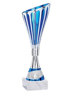 Coupes ABS - 32 cm - Argent / Bleu - Réf FSP-1363