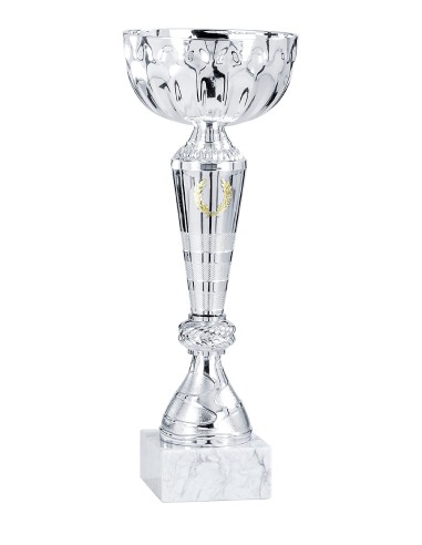 Coupe Économique Métal - 19 cm - Argent / Or - Réf FSP-1511