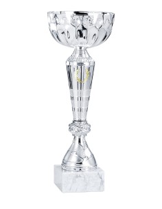 Coupe Économique Métal - 24 cm - Argent / Or - Réf FSP-1513