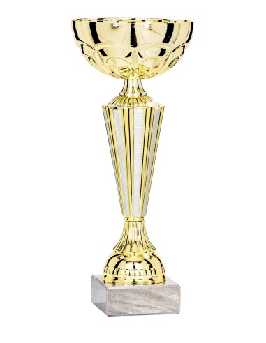 Coupe Économique Métal - 20 cm - Or / Argent - Réf FSP-1562