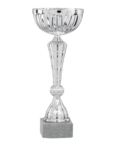 Coupe Économique Métal - 32 cm - Tout Argent - Réf FSP-1723