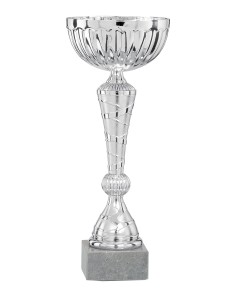 Coupe Économique Métal - 35 cm - Tout Argent - Réf FSP-1724