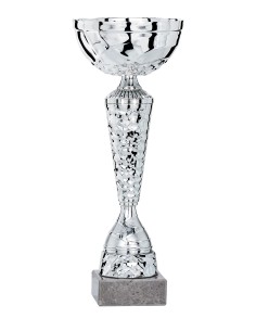 Coupe Économique Métal - 25 cm - Argent - Réf FSP-1982
